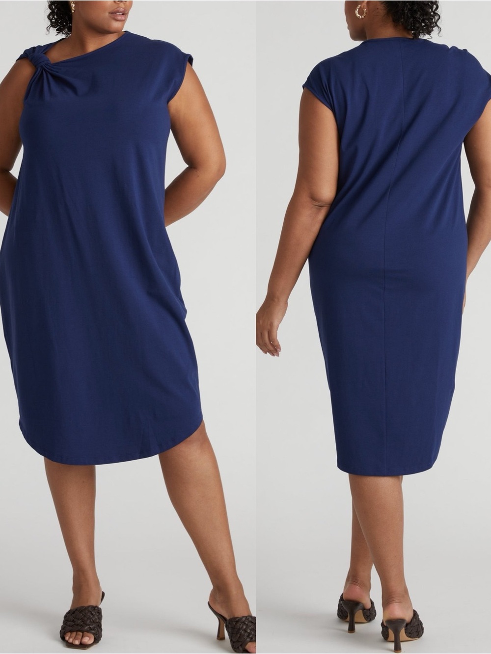 Universal Standard | Shoulder Knot Midi Dress